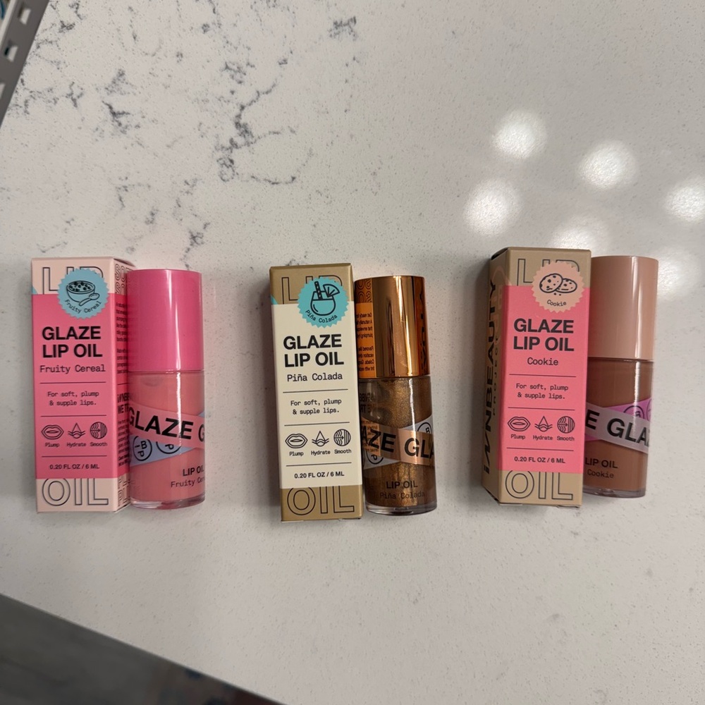 iNNBEAUTY project - set of three Glaze Lip Oil